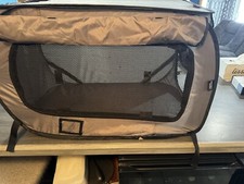 Folding Pet Crate Gray 32