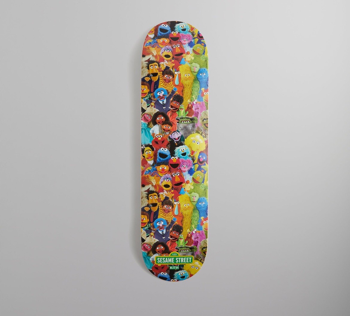 新品 KITH | Sesame Street Skateboard deck Kith for Sesame Street Skatedeck | eBay