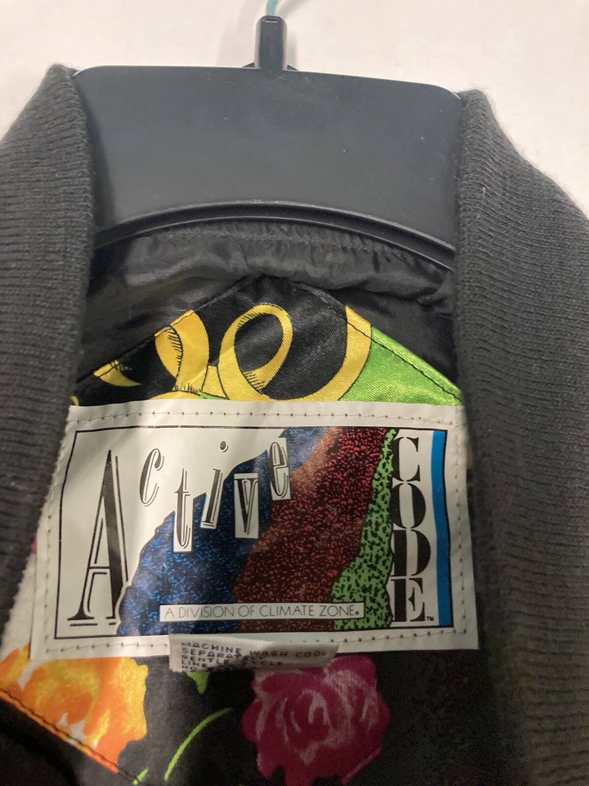 Vintage 90s Active Code Windbreaker Jacket Size L… - image 9