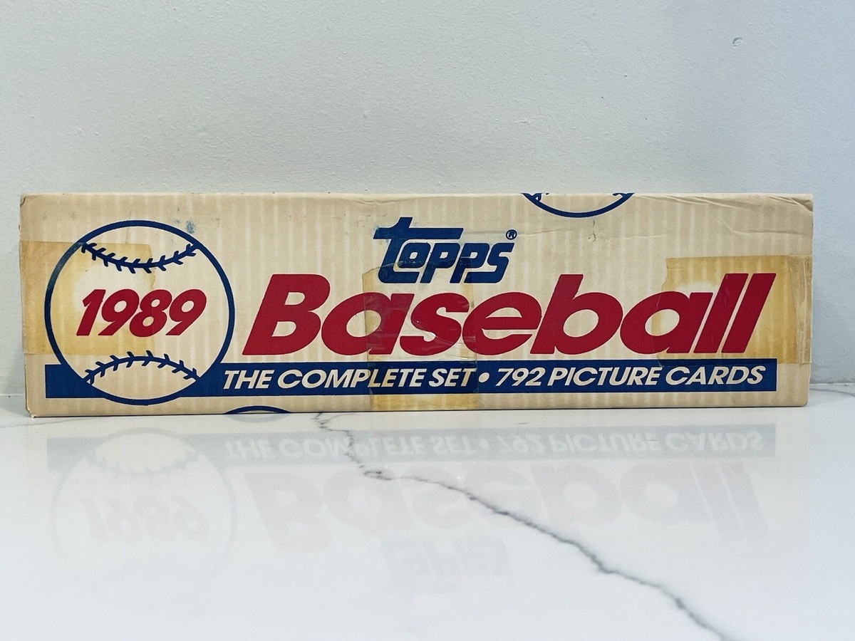 1989 Topps Baseball Complete Unopened Factory Sealed Set #1-792 | eBay