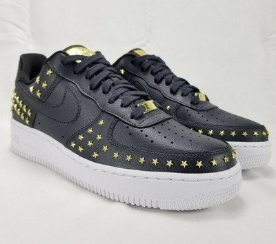 black studded air force 1