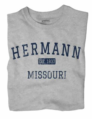 Hermann Missouri MO T-Shirt EST