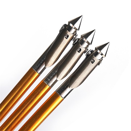 6/12pz Bulloni da Pesca Caccia Alluminio 6,8 Pollici 6mm Frecce Pistola Pesca con Arco - Foto 15 di 24