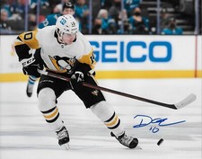 Signed Drew O'Connor Pittsburgh Penguins Autographed 8x10 Photo #1 Original