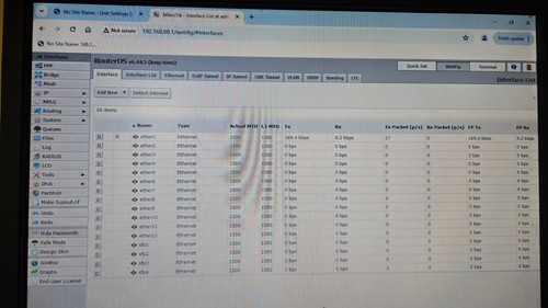 MikroTik CCR1036-12G-4S 12 Port Gigabit Wired Router TESTED - Picture 2 of 9