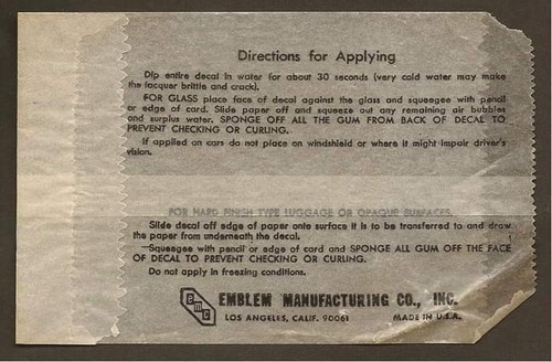 ST. JOHN'S DAY LEAGUE, INC. OF KENTUCKY 1974 - MEMBERSHIP DECAL - Picture 2 of 2