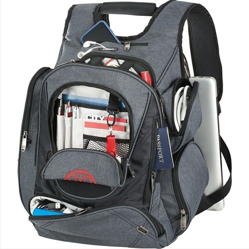 Elleven Computer Backpack - Black or Charcoal Bulk Quantity - Free Shipping - Picture 11 of 13