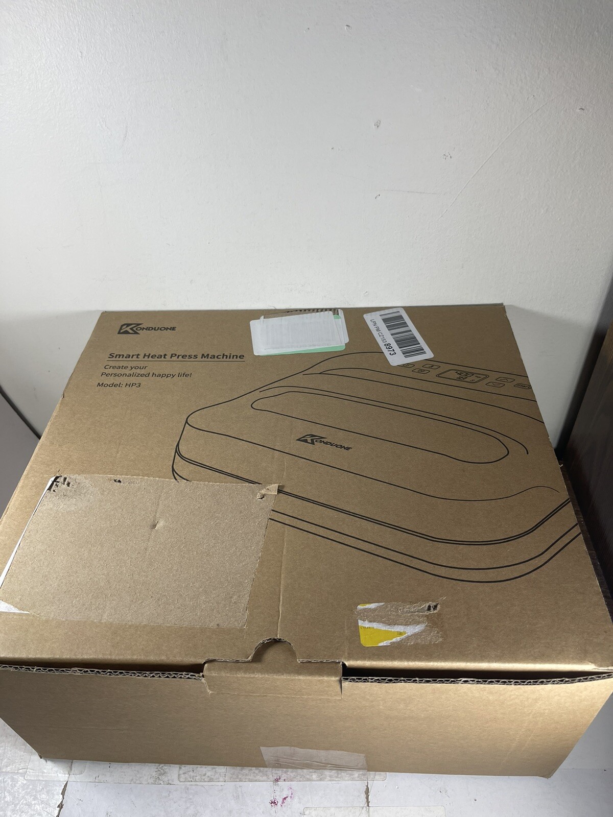 Konduone Smart Heat Press Machine 12" x 10" heat transfer t shirts HTV