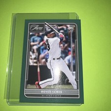 2022 Panini Three and Two Royce Lewis RC #’d 3/5 SSP SP Rookie Twins