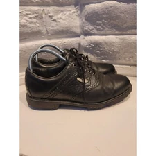 FOOTJOY 57804 Black Leather Golf Shoes Men's Size 8 M