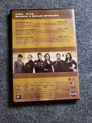 Bones: the Complete Third Season (DVD, 2007) - 第 10/11 張圖片