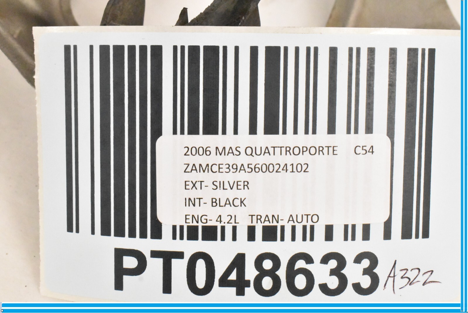Maserati Quattroporte 2004-2008 Left Fender