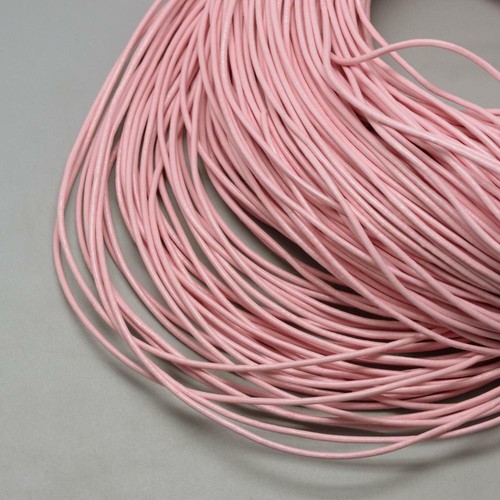 1-2 Meter Real Leather GENUINE ROUND COWHIDE LEATHER String CORD Choose Color - Picture 53 of 65