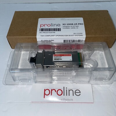 Cisco Proline X2-10GB-LR-PRO Receiver TAA COMPLIANT 10GBASE-LR X2 SMF 1310NM