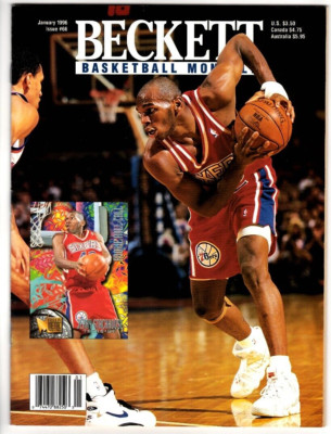 Used Jan 1996 Basketball Beckett Jerry Stackhouse Antonio McDyess
