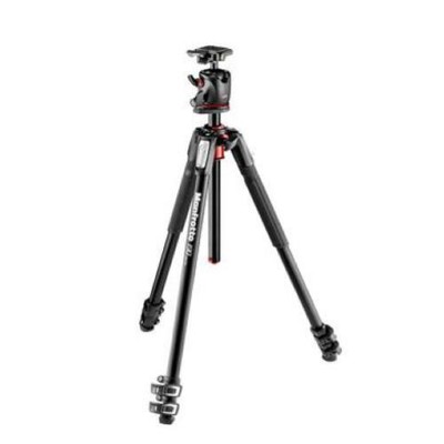 Treppiede Da Tavolo Dörr SB-2810 – Leggero, Compatto, Regolabile – Per Fotocamere Digitali E Film – Nero E Rosso