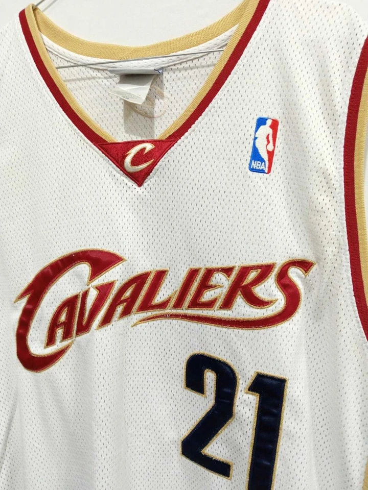 Canotta NBA match worn Cleveland Cavaliers Miles numero 21 taglia 48 da uomo - Immagine 3 di 4