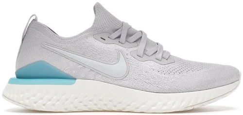 Nike Epic React Flyknit 2 Vast Grey Blue Lagoon