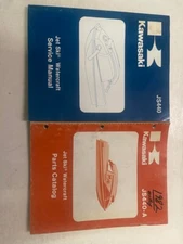 1982 1983 Kawasaki Jet Ski JS440 Service Shop Repair Manual Set W Parts Bk