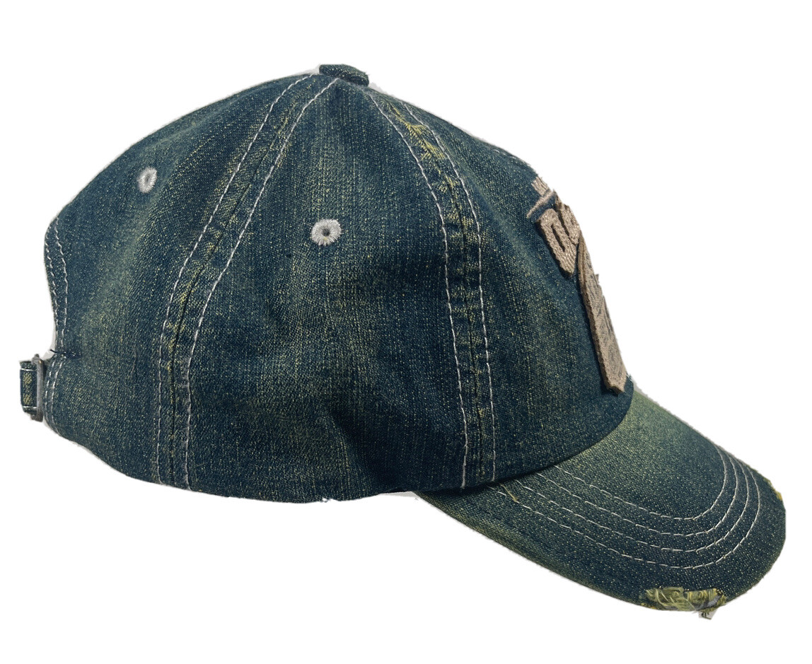 New Kbethos Denim  Hat w Decal KBETHOS Vintage Washed Distressed Denim Hat Baseball Cap  main image 4