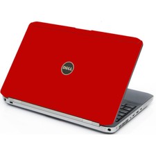 RED Vinyl Lid Skin Cover Decal fits Dell Latitude E5530 Laptop