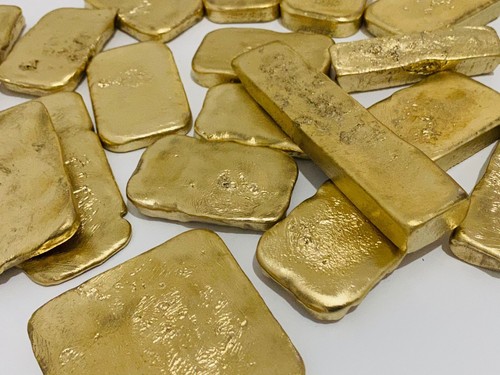 200 Grams Scrap Gold Bar For Gold Recovery Melted Different Computer Coins Pins - Afbeelding 8 van 12