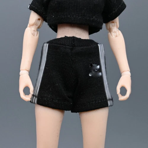 Maßstab 1/12 T-Shirt Oberteil weites Bein Hose für 6" weibliche Romankey Actionfigur - Bild 3 von 20