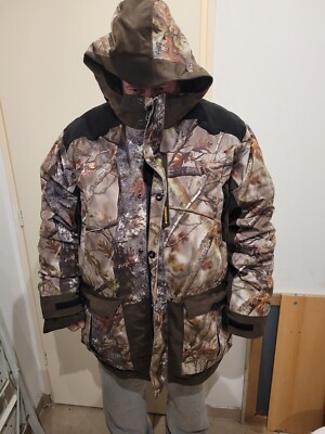 Veste Chasse Camouflage Chaude Imperméable avec Doudoune en SOLOGNAC 
