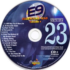 CHARTBUSTER ESSENTIAL KARAOKE CD G CBE-9 Disc-23 Coldplay,Ray Sugar,Foo Fighters