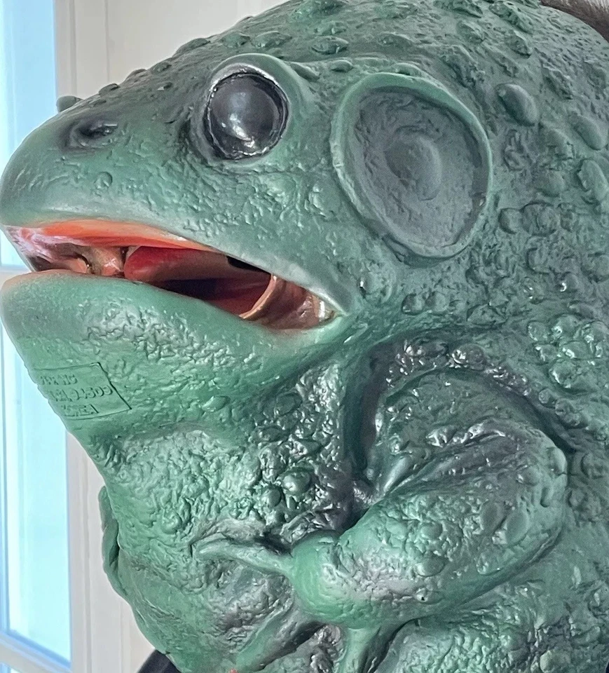 Lizard Reptile Costume Mask Guts Horror Gross Creepy Scary Halloween Vintage 80s - Image 3 of 4