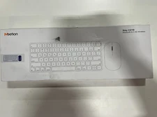 Meetion iKey c210 Wireless keyboard and mouse Bluetooth Purple/white