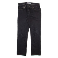 LEVI'S 514 Jeans Mens Black Slim Straight W30 L28