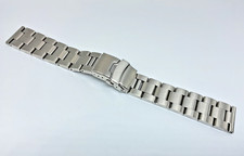 20MM HEAVY SOLID S/S STRAIGHT END OYSTER BAND BRACELET FOR 20MM LUG WIDTH