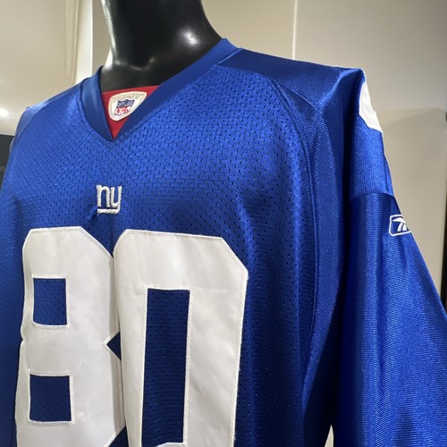 New York Giants Victor Cruz #80 NFL Stitched Football Jersey Size 56 Blue NY RbK - Picture 5 of 24
