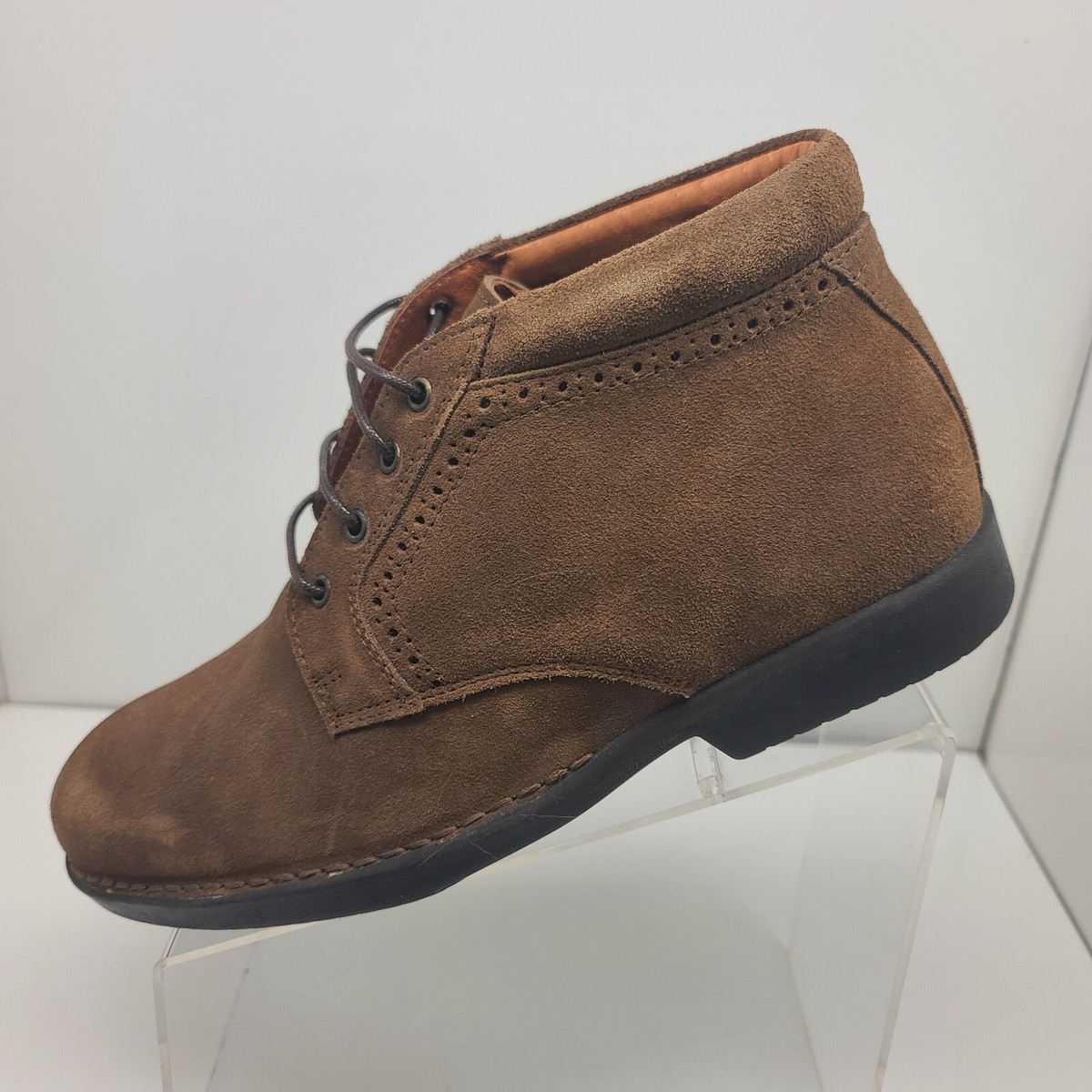 Men\'s J. Koda Brown Leather Boots KODA Dark Brown Lace-Up Men main image 2