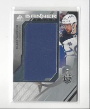 2021-22 SP Game Used '21 Stanley Cup Playoffs Blake Wheeler BANNER Jets