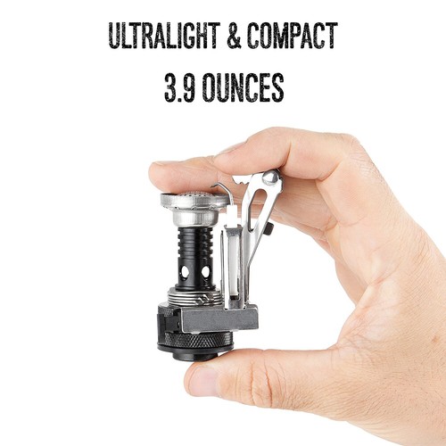 Ultralight Portable Backpacking Gas Butane Propane Outdoor Camp Gas Stove Burner - Picture 8 of 14