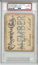 1892 Sullivan Corbett Full Boxing Ticket 1st modern gloved match PSA authentic 