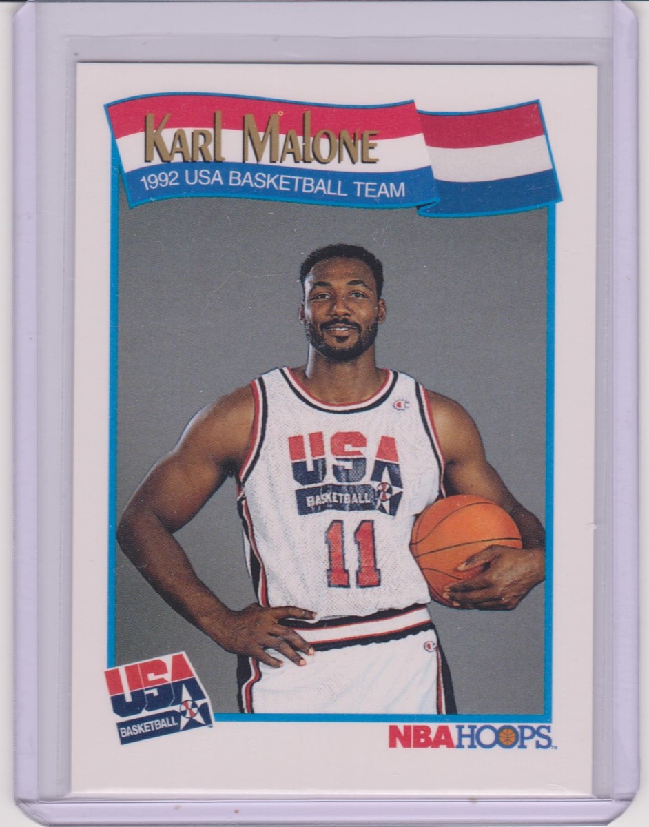1991-92 HOOPS 1992 DREAM TEAM KARL MALONE OLYMPIC CARD #580