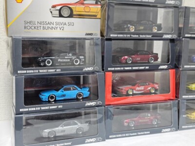 INNO64 Rocket Bunny Nissan Silvia S13 Full Set of 13 Cars Shell
