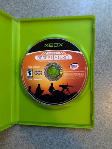 Conflict: Desert Storm (Microsoft Xbox, 2002) No Manual, Platinum Hits Game - Picture 5 of 6