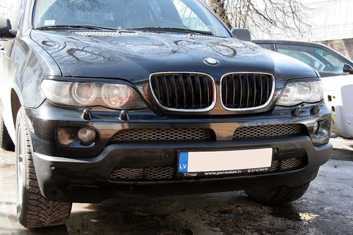 Sopracciglia/Coperture per fari per BMW X5 e53 03-06 Maschere per palpebre - Picture 3 of 8
