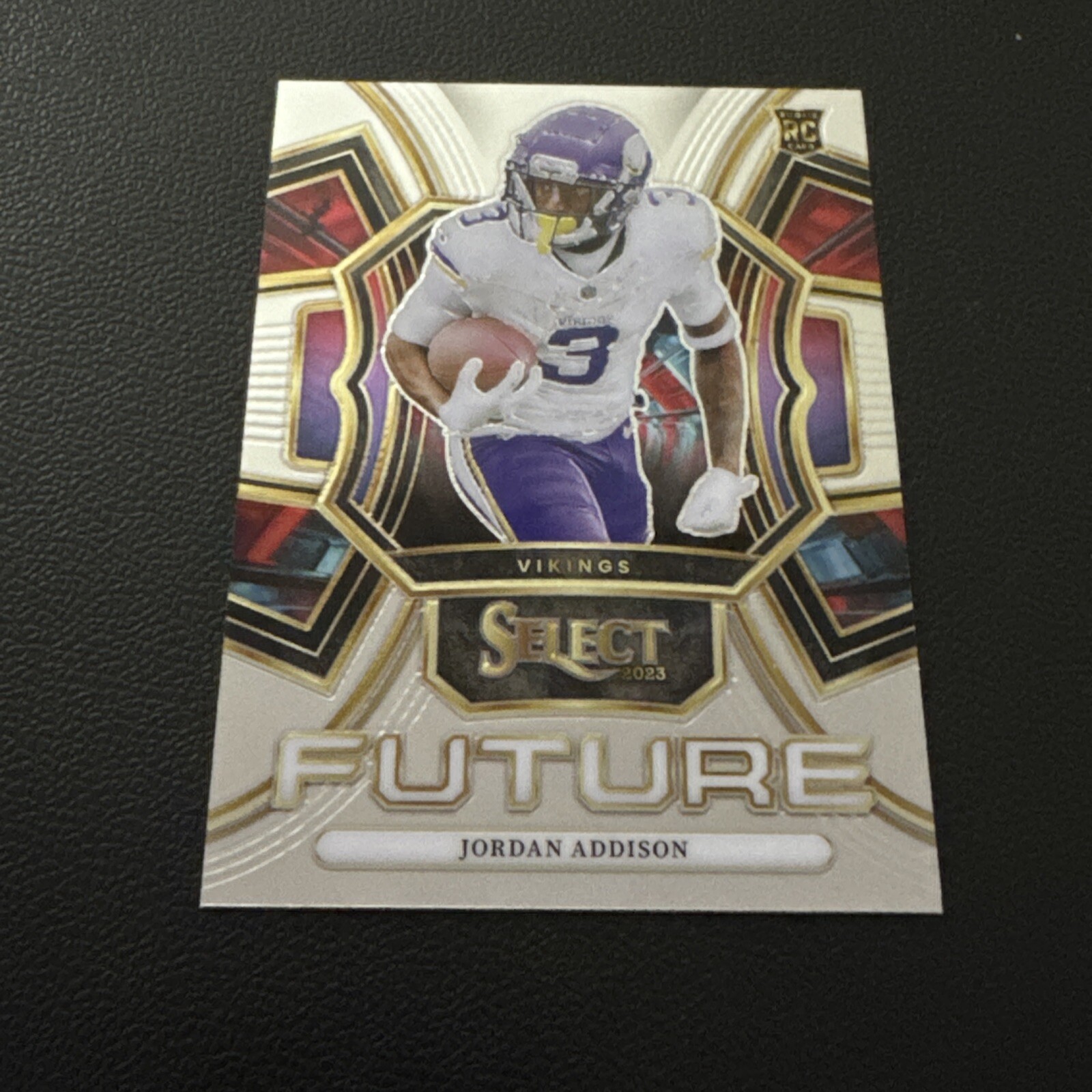 Jordan Addison 2023 Panini Select Football Future RC Insert