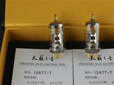 2 x ShuGuang 12AT7-T ECC82 Gold T Grade Vacuum Tube Premium Electron