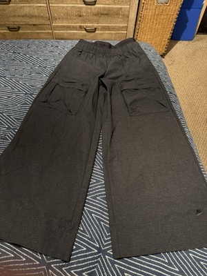 Nike Pants Women Medium Gray Baggy Cargo Wide Leg High Rise Tech Pack DV8489-032