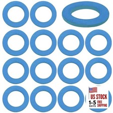15 Pcs Lower Unit Drain Plug Seal Gasket, 3/8-16 Gearcase Lube Oil Drain Screw 
