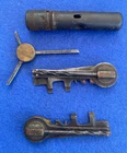 Military rifle and Machine Gun Cleaning Kit Parts. Post WW2. NATO and Soviet.