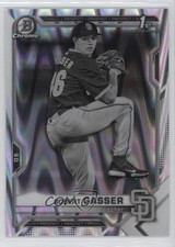 2021 Bowman Draft Chrome Black & White RayWave Refractor Robert Gasser 14mx