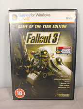 PC DVD Windows Live - Fallout 3: Game of the Year Edition Great Condition
