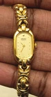 Seiko Gold Tone Oval Face Vintage Cocktail Watch